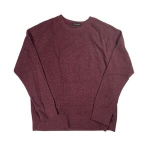 Banana Republic Burgundy Crew Neck Pullover Knit Sweater Men's Size Large